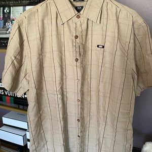 Oakley Mens Button Down Shirt Large